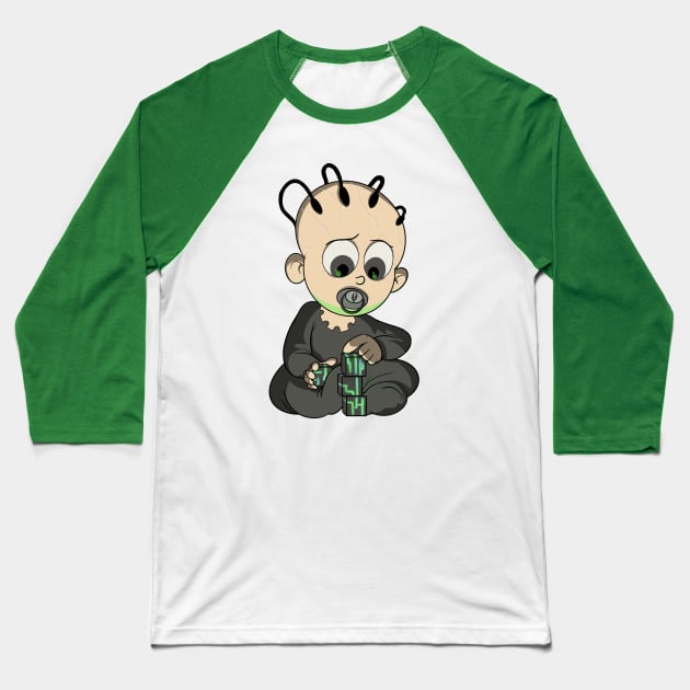 Lil’ Baby Borg Queen Baseball T-Shirt by ArtOfJHammond